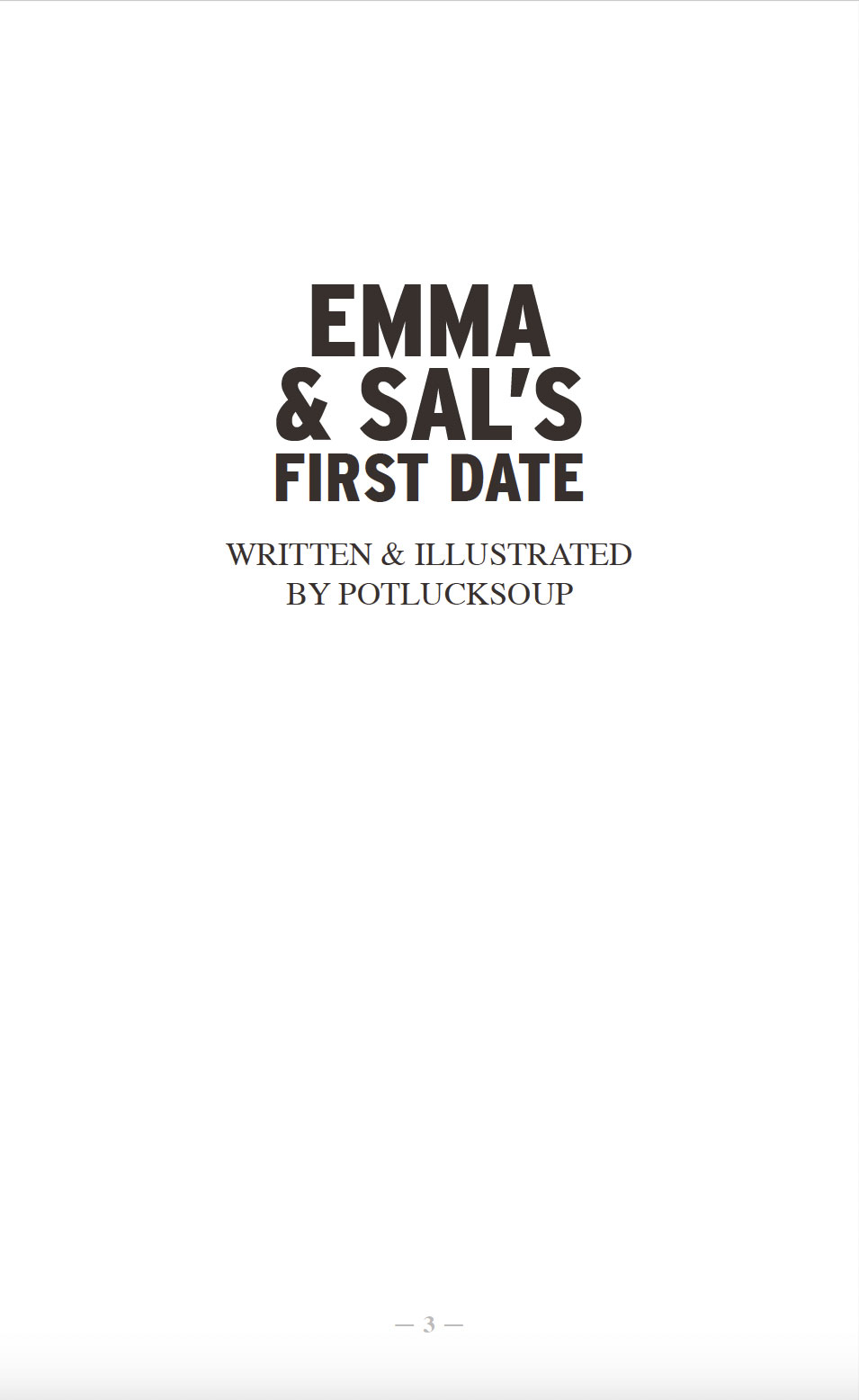 Emma and Sal's First Date (Digital) - Image 3